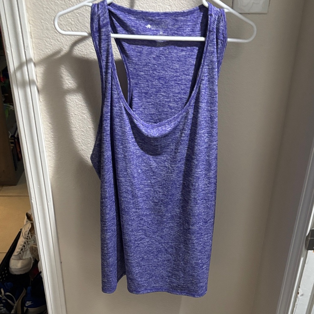 Ideology Heathered Purple Tank Top 2X